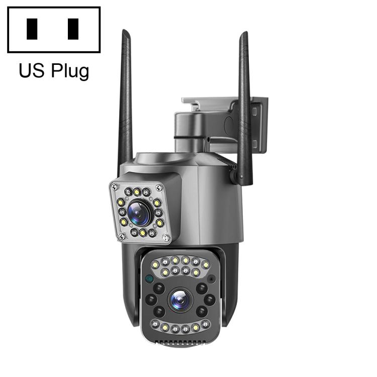 V380 Pro 2MP Dual Lens Panoramic Surveillance HD WiFi Camera(US Plug)