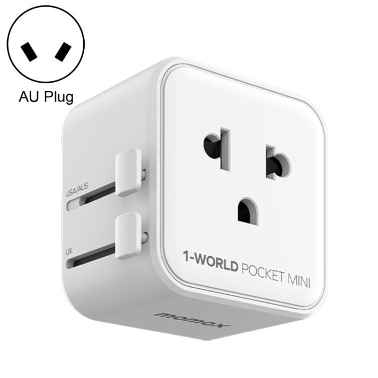 Mini Plug Socket MOMAX UA37 1-World Pocket Mini Ultra-thin Universal Travel Adapter ...