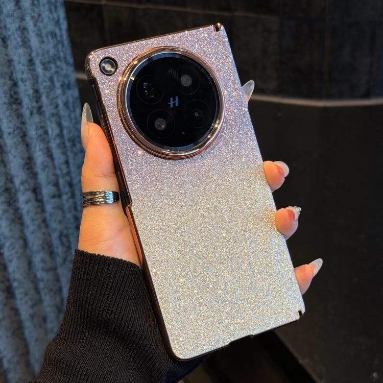 For OPPO Find N6 5G Gradient Glitter Shockproof Phone Case(Purple)