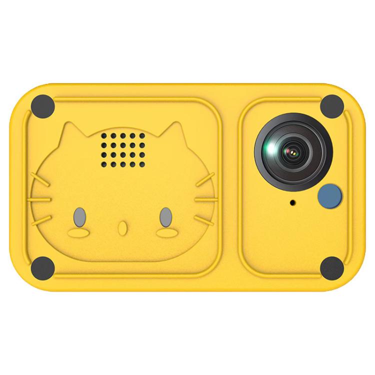 4G Outdoor Waterproof Pet GPS Location Tracker with Real-time Monitoring Camera, EU Version(Yellow)