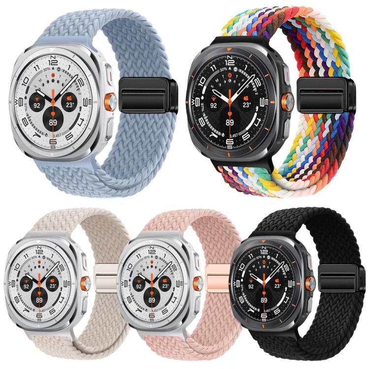 For Galaxy Watch8 / 8 Classic 5 Pack xDfind Magnetic Buckle Nylon Braid Loop Watch Band