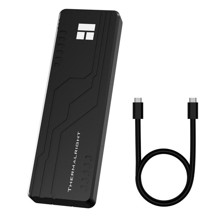 THERMALRIGHT HR-EB109 20Gbps M.2 NVMe SSD Enclosure with Type-C to Type-C Cable(Black)