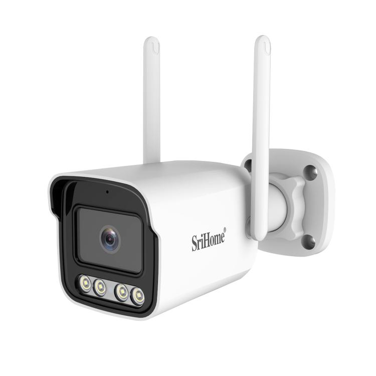 Srihome SH065 5MP Outdoor Security HD Camera, Supports Two-Way Audio and Color Night Vision(EU Plug)