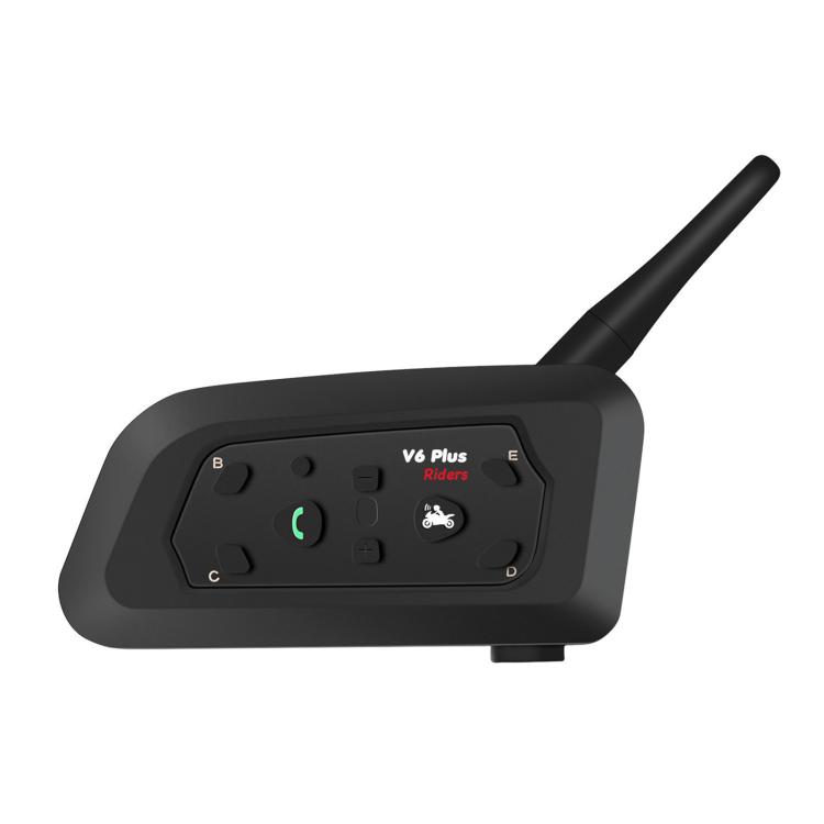 V6 Pro Motorcycle Helmet Bluetooth Earphone Supports Real-Time Waterproof Intercom, Specification:Single