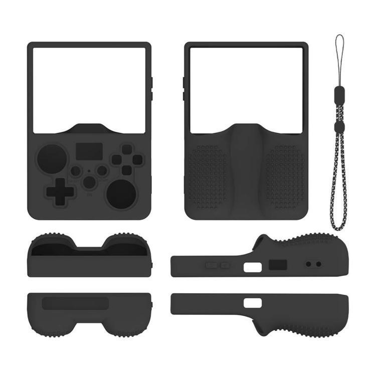 Silicone Protective Case for R36MAX2 Game Console(Black)