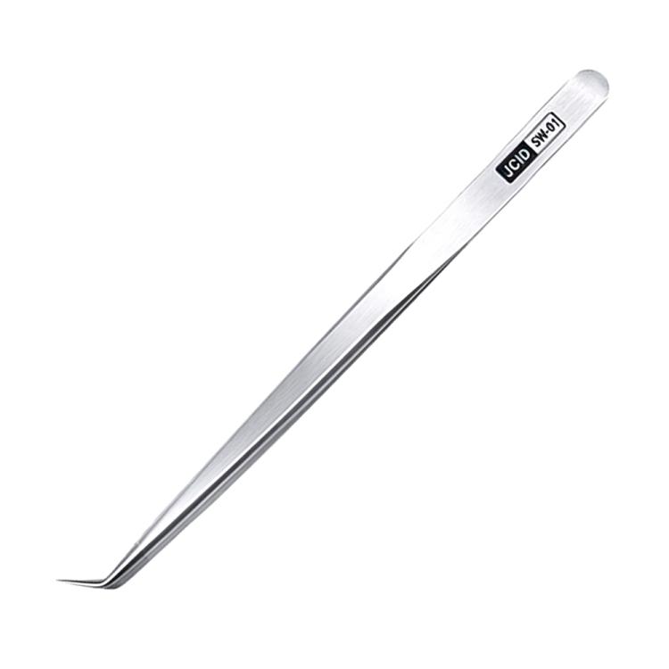 JCID SW Series Non-magnetic Stainless Steel Flying Wire Alloy Tweezers, Style:SW-01 / 2D