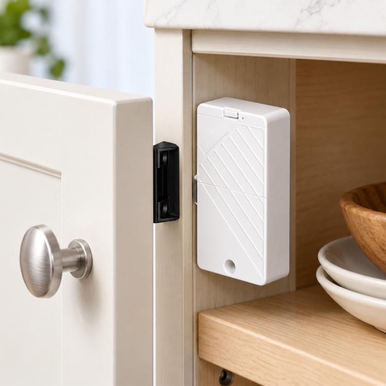 BDL-L1 Graffiti APP Bluetooth Smart Cabinet Door Lock, Supports Remote Control Unlocking(White)