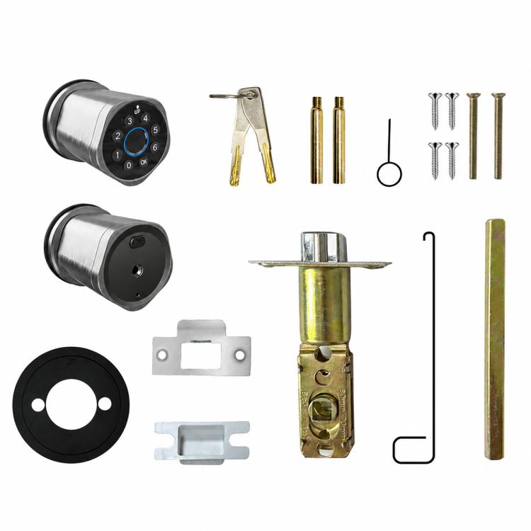 BL10 Spherical Smart Graffiti Bluetooth Fingerprint Lock(Nickel)