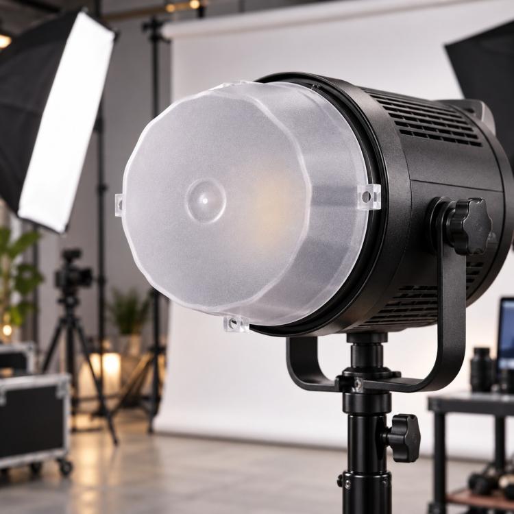 For Aputure / Godox / Nanlite COB Photography Light Protective Cover Lamp Shade(White)