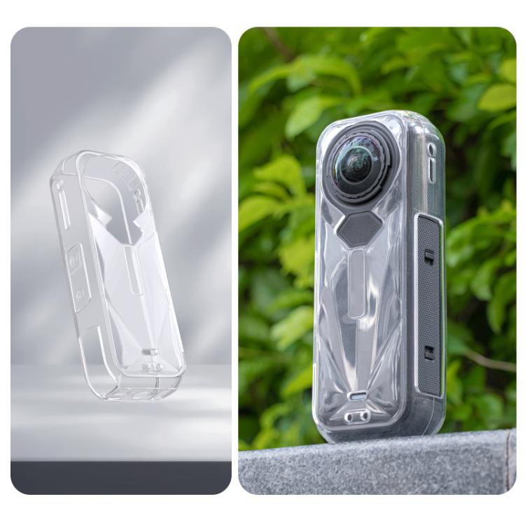 For Insta360 X5 Soft TPU Protective Case(Transperant)