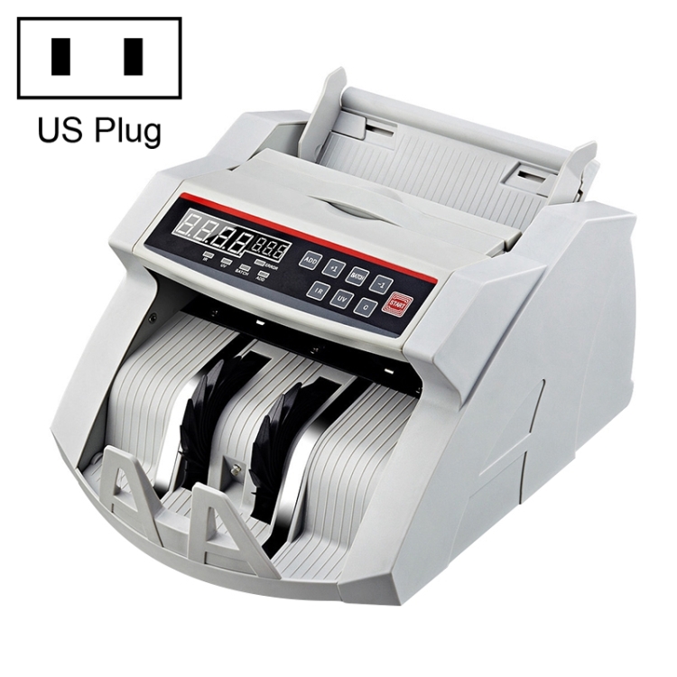 2108UV/IR 110V Portable Multi-Currency Money Counter, Specification: US ...