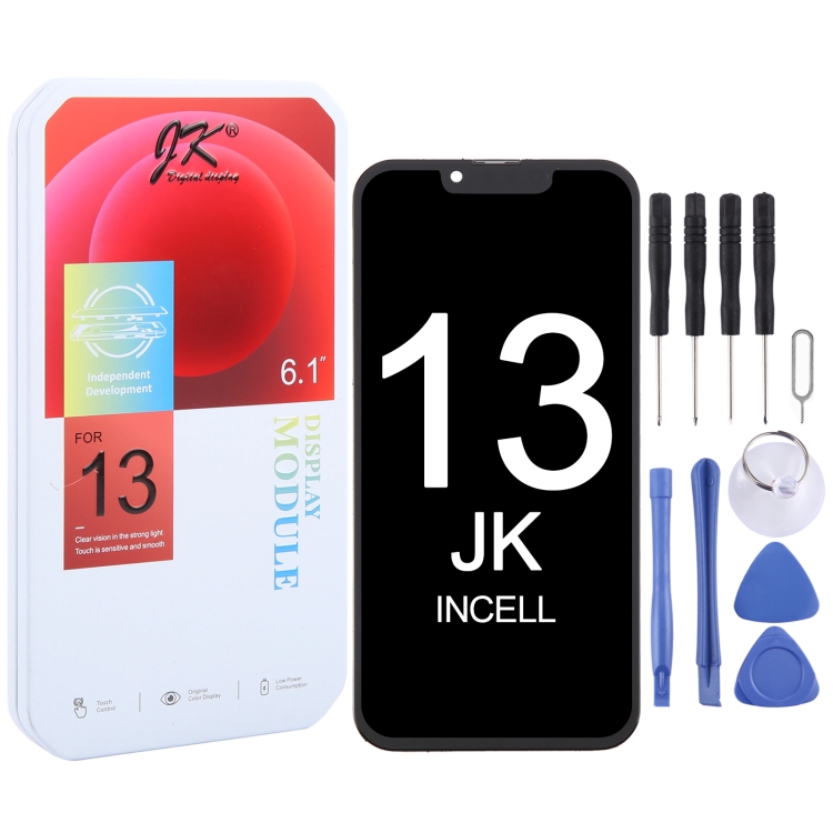 EFAITHLIFE voor iPhone 15 6,1 Inch LCD Vervanging Touchscreen Digitizer Montage Touchscreen, met Frame Montage Reparatie Tool