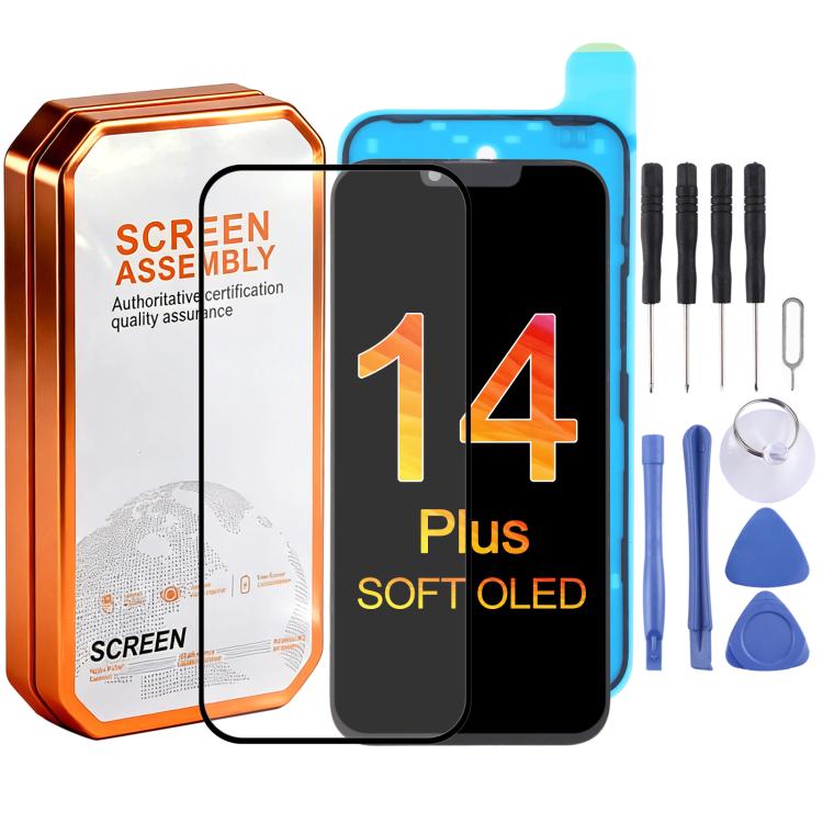 HXL Soft OLED Screen For iPhone 14 Plus