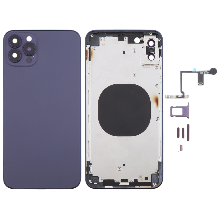 Frame Back Ip14 Back Housing Cover with Appearance Imitation of iP14 Pro for iPhone XR ...