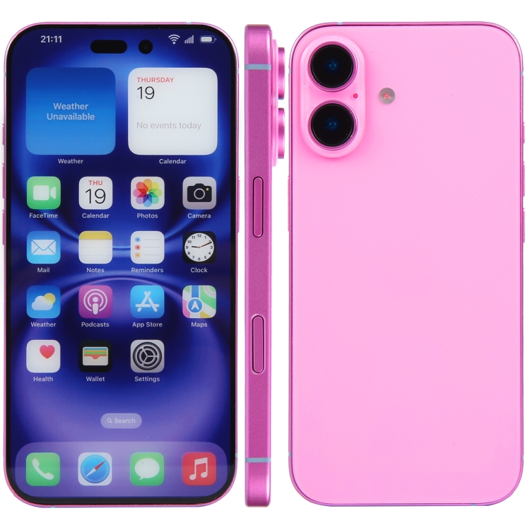 iPhone 16 Plus カラースクリーン非動作フェイクダミーディスプレイ