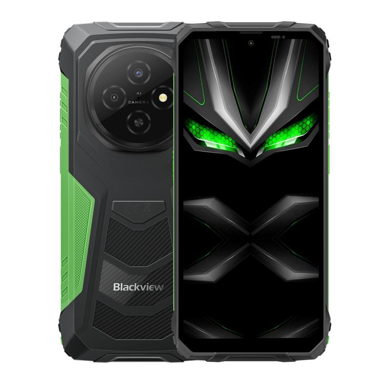 [HK Warehouse] Blackview FORT 1, 6GB+256GB, 6.56 inch Android 15 Unisoc UMS9230E T615 Octa Core, Network: 4G, OTG, NFC (Green)
