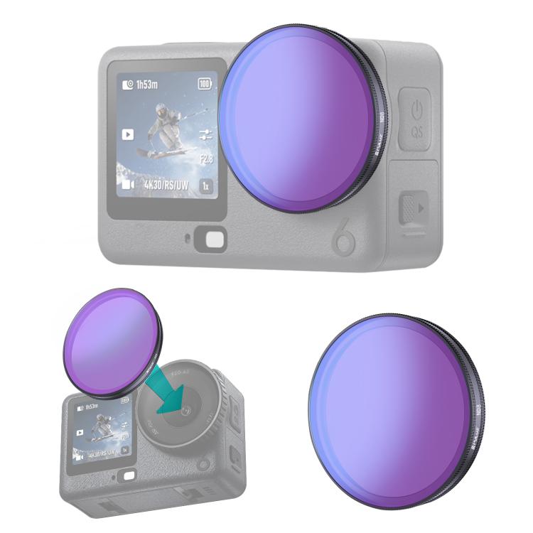 For DJI Osmo Action 6 PULUZ Action Camera ND8 Lens Filter