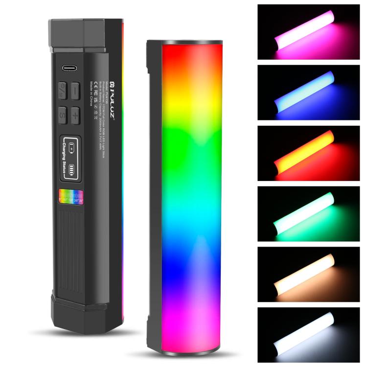 [US Warehouse] PULUZ 17cm Photo Handheld Full Color RGB Stick Light Magnetic LED Fill Light