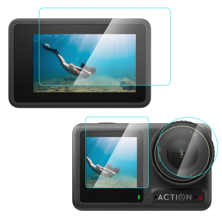 PULUZ Supporto fisso per moto, in lega di alluminio, con clip di montaggio per GoPro Hero Max 9, 8, 7, 6, 5, 4, 3, Session 3+, 2, DJI Osmo Action e altre action camera (blu