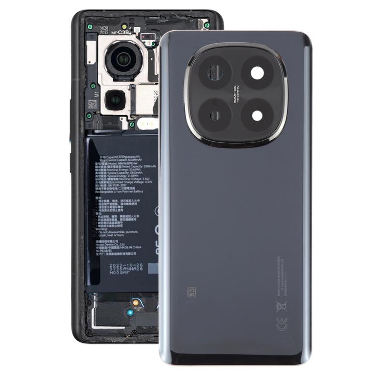 For Xiaomi Redmi Note 14 Pro+ 5G OEM Battery Back Cover with Camera Lens Frame(Black)