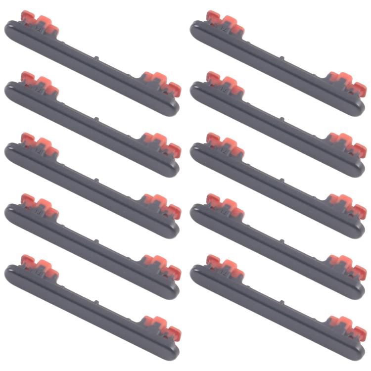 For Samsung Galaxy A17 4G SM-A175F 10pcs Volume Control Button (Black)