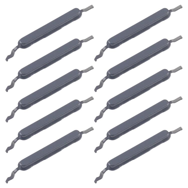 For Samsung Galaxy M07 SM-M075F 10pcs Volume Control Button (Black)