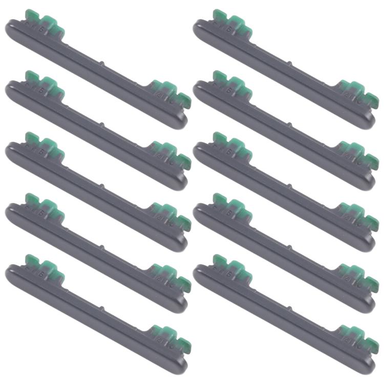 For Samsung Galaxy M17 SM-M176B 10pcs Volume Control Button (Black)