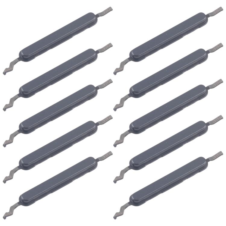 For Samsung Galaxy A07 5G SM-A076B 10pcs Volume Control Button (Black)