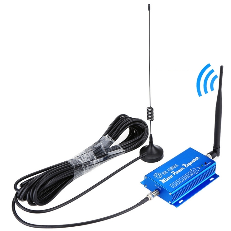 GSM 900MHz Fプラグミニ携帯電話信号リピーター、吸盤アンテナ付き
