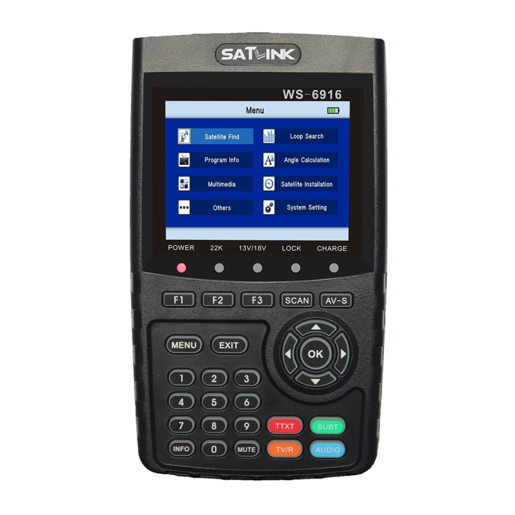 Mètre Signal Satellite V10 Finder Pro écran 4.3 Pouces Recherche Auto Manuelle Satellite Finder V10 Pro - Recherche Automatique Chaînes DVB-S2/T2/C équipement Parabole