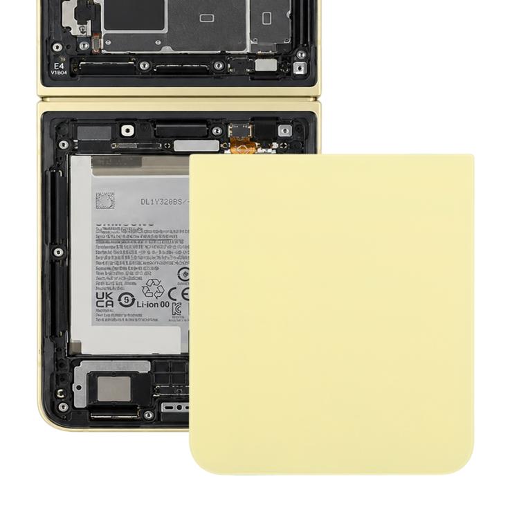 For Galaxy Z Flip6 SM-F741B OEM Battery Back Cover (Yellow)