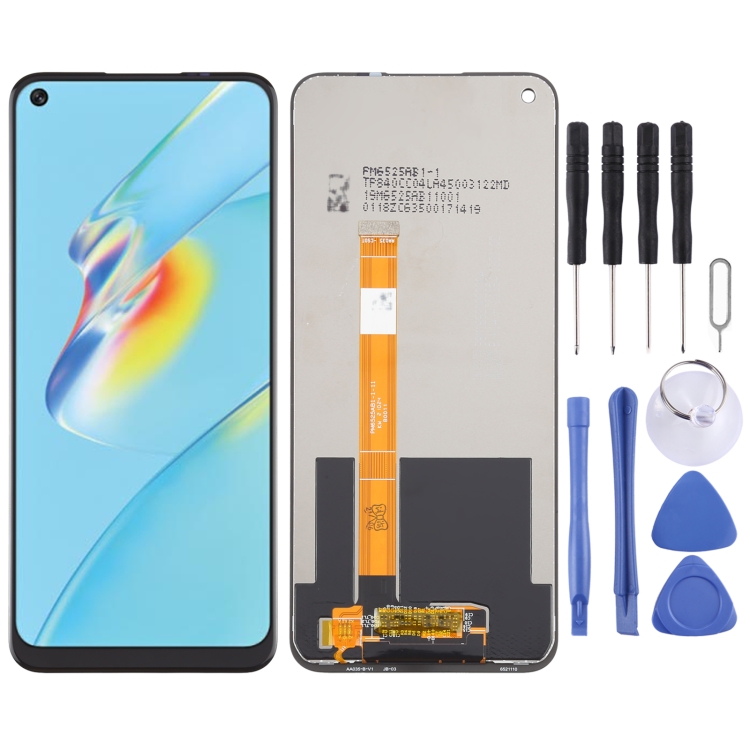 Écran LCD Complet Avec Vitre Tactile Noire Pour Oppo A54 4G - Neuf