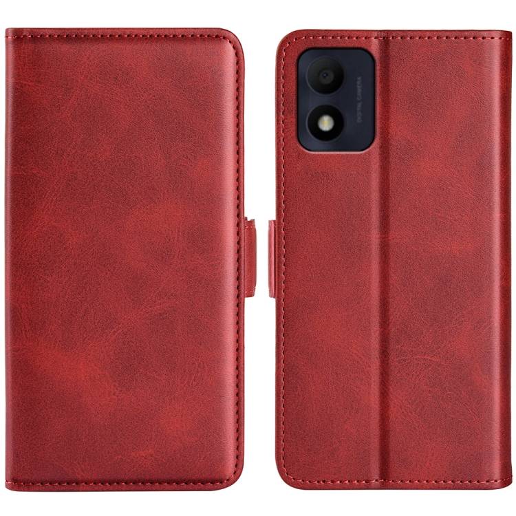 SHOYAO Custodia a portafoglio per telefono per ALCATEL 1SE 2020, custodia slim fit in pelle PU premium per 1SE 2020, supporto di visualizzazione orizzontale, resistente agli urti, rosso