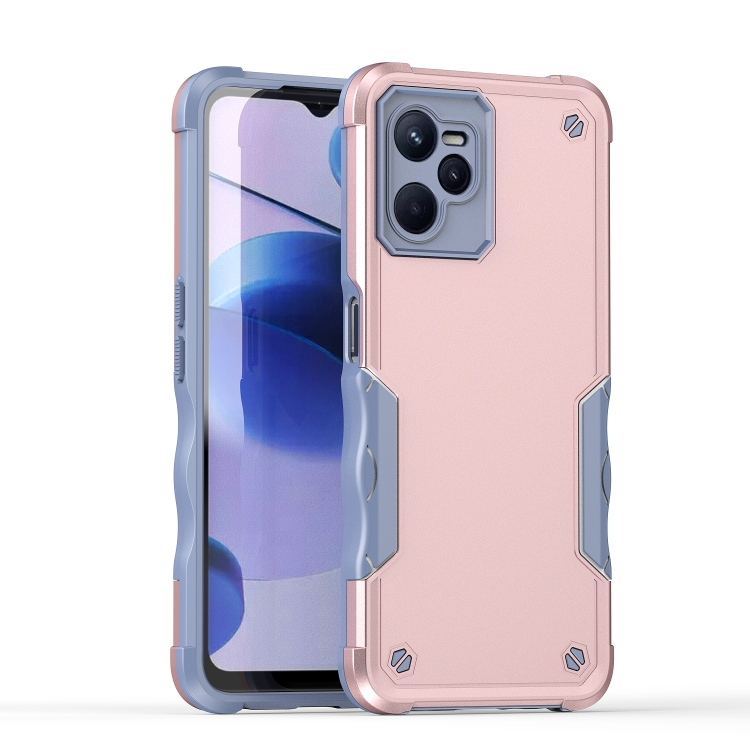 Wuzixi Cover per Realme C35 + [2 Pezzi] Vetro Temperato Protezione