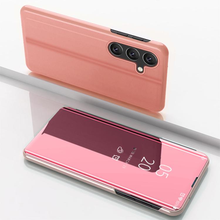 For Galaxy S26 Ultra 5G Plated Mirror Horizontal Flip