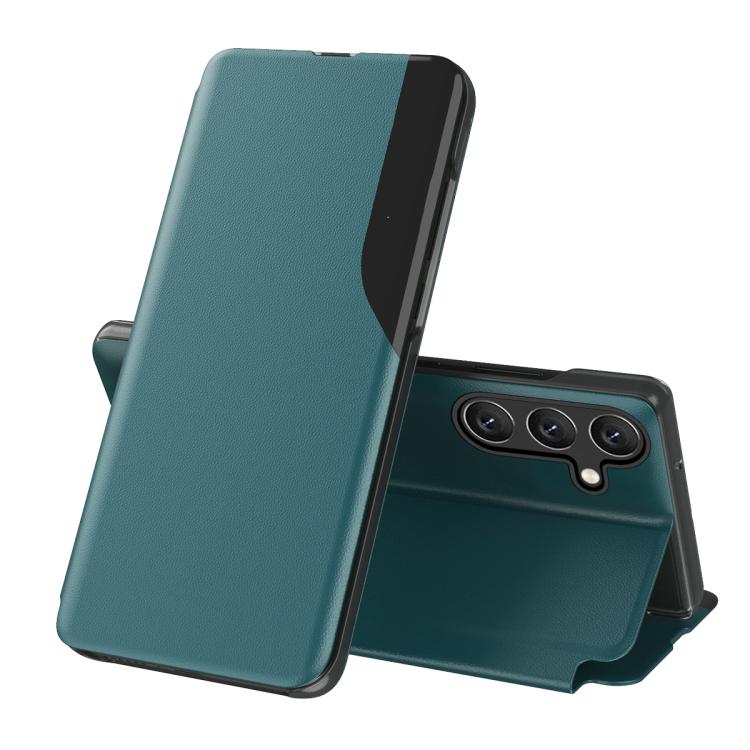 For Galaxy S26 5G Attraction Flip Holder Leather Phone Case(Indigo)