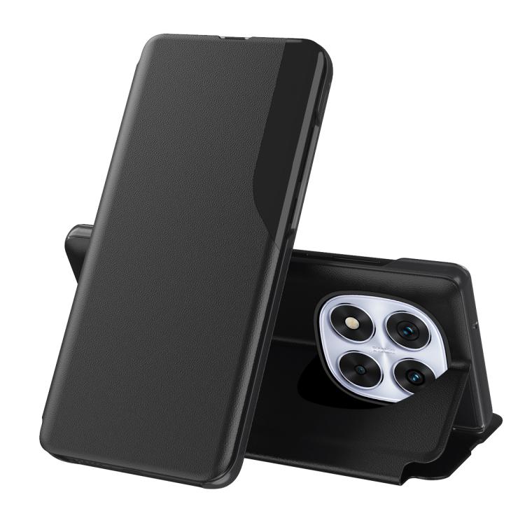 Custodia Portafoglio Con Magnete Per Xiaomi Redmi 9C – Fiori Mandala Grigi, Pelle PU Con Slot Carte E Supporto