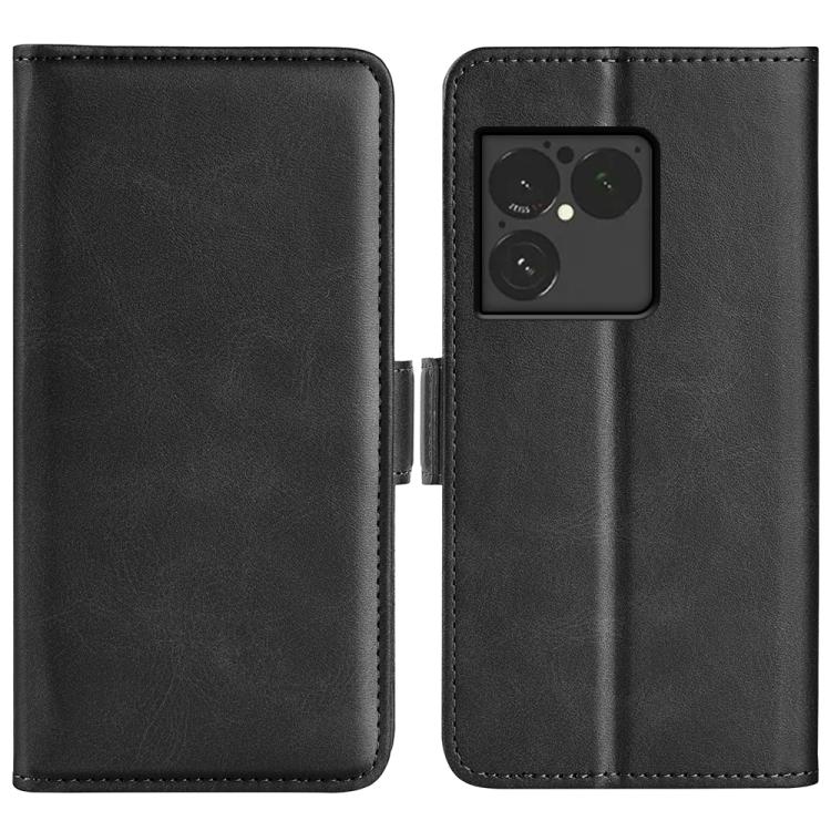 For Sony Xperia 1 VIII Dual-side Magnetic Buckle Horizontal Flip Leather Phone Case(Black)