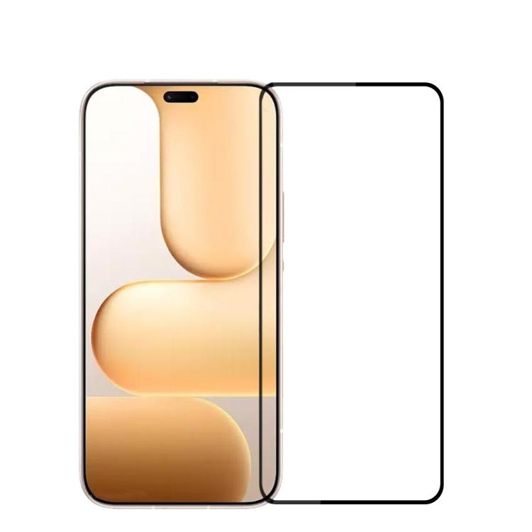 For Honor 600 Lite Global / X80i MOFI 9H 2.5D Full Screen Tempered Glass Film(Black)