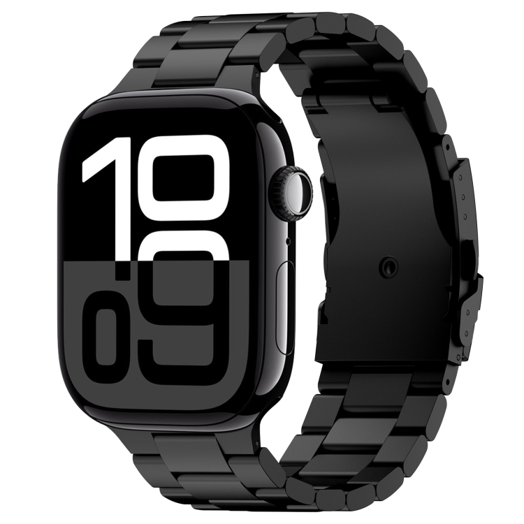 Apple Watch Series 10 46mm 3ビーズチタン合金メタルウォッチバンド 