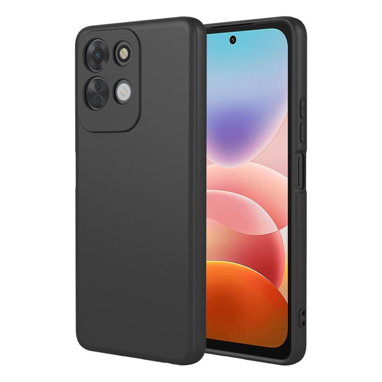For Redmi 17 4G / 5G Global 170mm ENKAY Liquid Silicone Soft Shockproof Phone Case(Black)