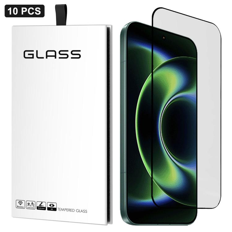 For Xiaomi 17 Ultra 10pcs 0.18mm Ultra-Thin Ultrasonic HD Screen-Printed High-Aluminium Thick-Gel Tempered Glass Film