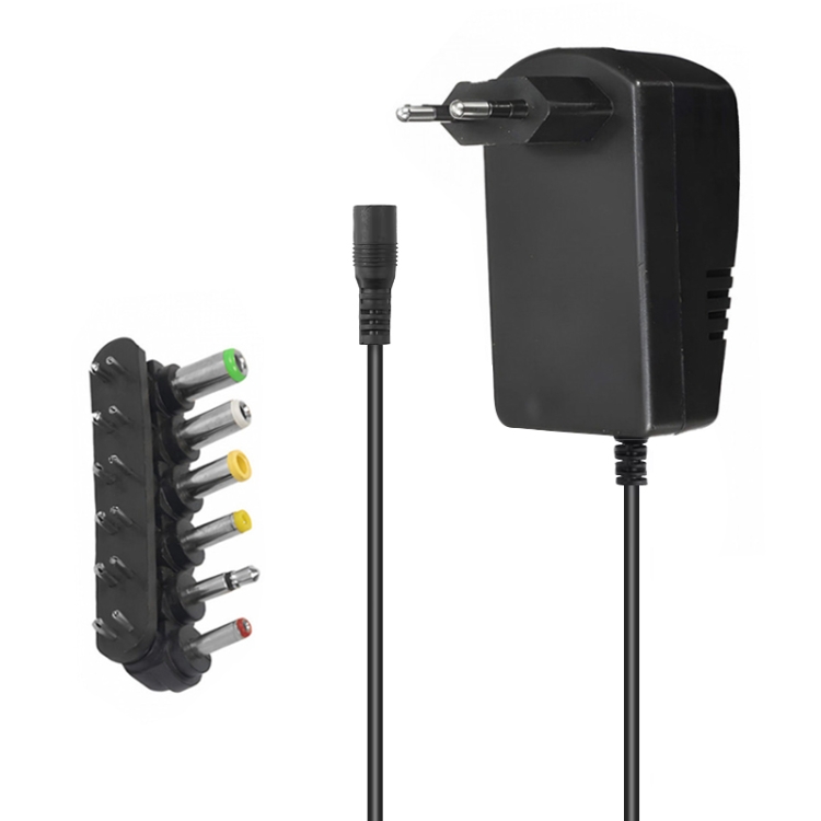 Alimentatore Universale AC/DC 3V-12V Multi Volt - Selettore Di Voltaggio, 12W, Nero - Foto 2