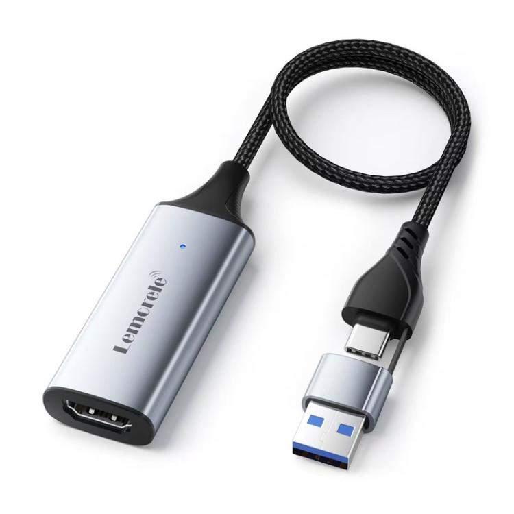 Lemorele AC05 4K HDMI Video Capture Card For Live Streaming and Recording