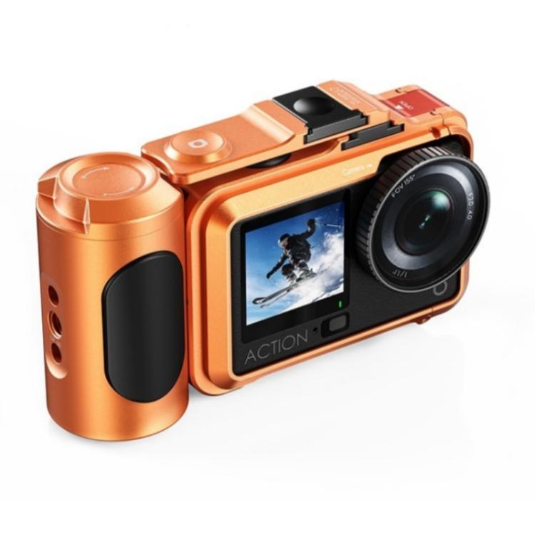 For DJI Osmo Action 6 DJ-6 Detachable Magnetic Camera Cage Frame Cover(Orange)