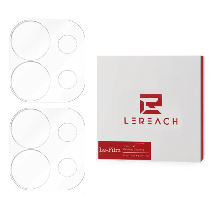 For OPPO Reno16 F / FS 2Pcs/Set LeReach TF Series 3D Full Coverage Version HD Wear-Resistant Camera Lens Glass Film(Transparent)
