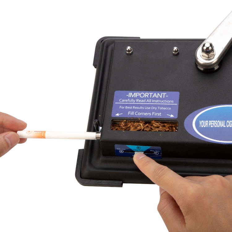 Metal Rolling Tobacco Cigarette Maker Smoking DIY Tool Automatic Cigarette  Machine
