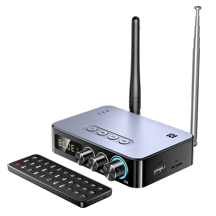 Trasmettitore/Ricevitore Audio Wireless 2-in-1 Bluetooth 5.3 – AUX E RCA, Telecomando E Ricarica USB