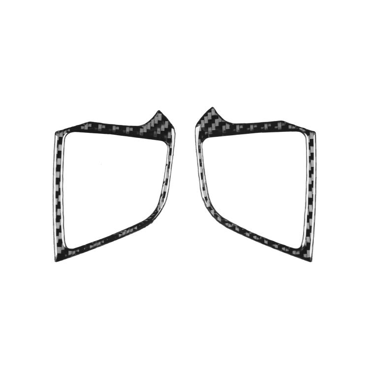 For 2019-2024 Cadillac CT5 Left-Hand Drive 2pcs /Set Instrument Panel Air Vent Stickers(Black)