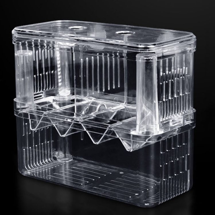 extra large fish breeding box J-star Breeder for Aquarium Tank, Acrylic Box for Guppy/Betta/Shrimp/Clownfish, Baby Fish Hatchery & Isolation Tank : Pet Supplies and acclimate fish or shrimp in this safe and secure nursery Floating Breeder Box Large